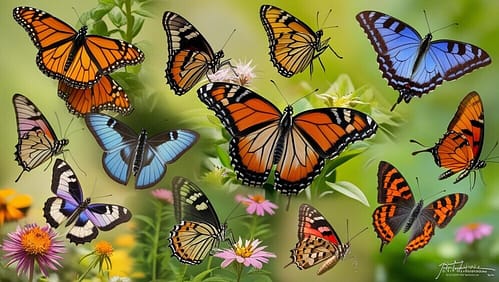  different types of butterflies