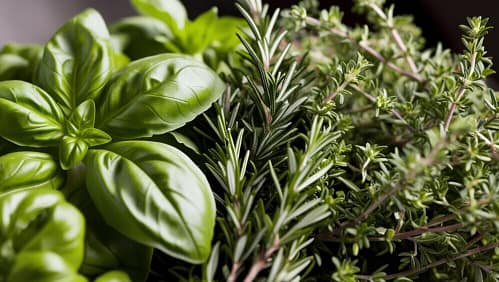 picture of Basil, Rosemary, and Thyme