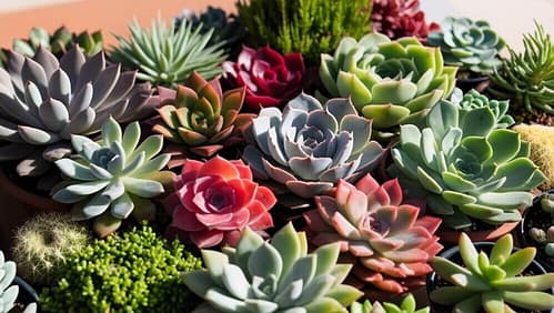 different typs of succulents