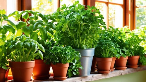 indoor herb garden