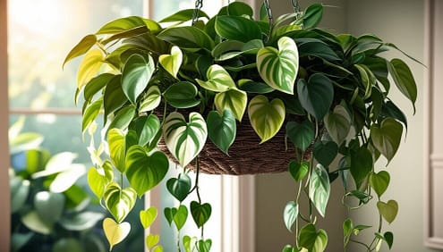 Pothos plants