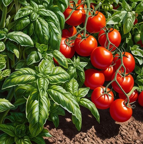 Basil and Tomato 